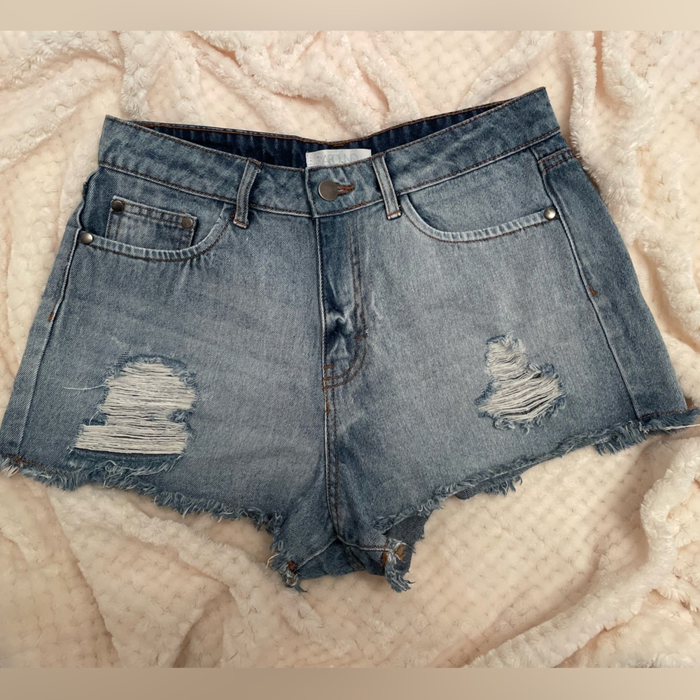 ABOUND — High-waisted Denim Shorts